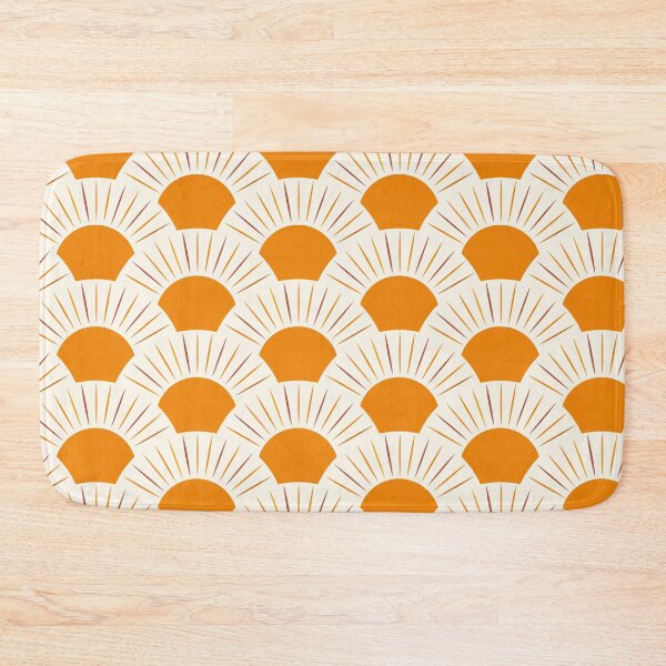 Item preview, Orange Boho Sun with Terracotta and Yellow Rays  designed and sold by Yasminepatterns .