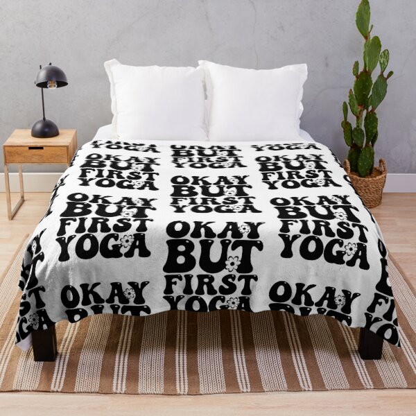 Item preview, Okay But First Yoga designed and sold by THROUGH-LIFE.