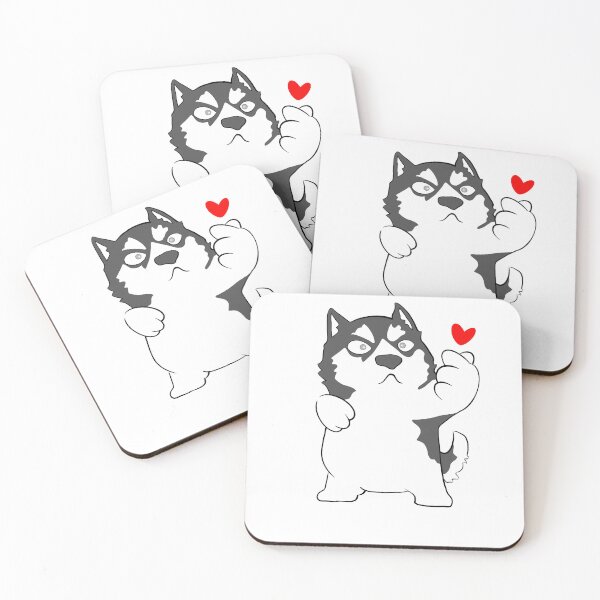 Item preview, Husky siberiano mini corazón designed and sold by DestinyComplex.