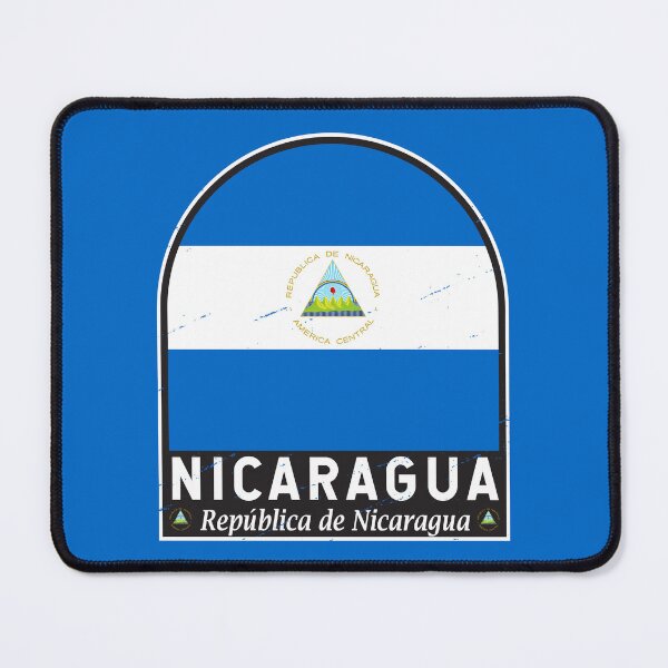Item preview, Nicaragua Flag Emblem Distressed Vintage designed and sold by KrisSidDesigns.