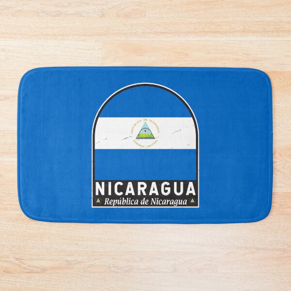 Item preview, Nicaragua Flag Emblem Distressed Vintage designed and sold by KrisSidDesigns.