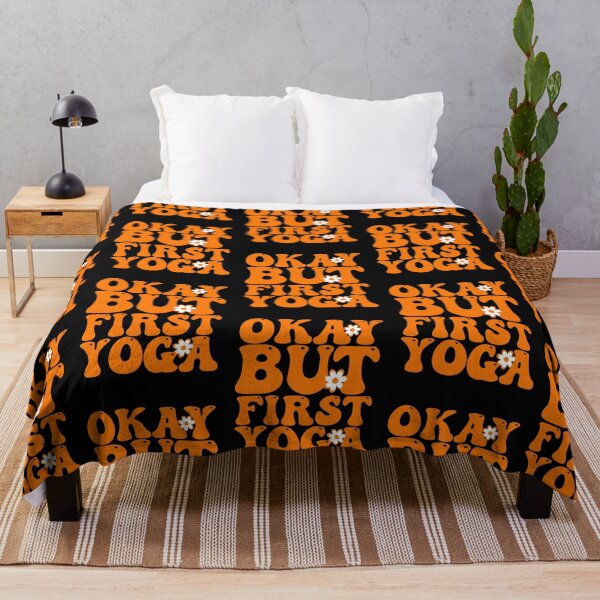 Item preview, Okay But First Yoga designed and sold by THROUGH-LIFE.