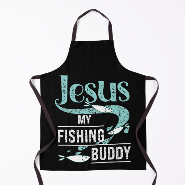 Item preview, Jesus My Fishing Buddy, Christian Faith "Fisher of Men" Grunge Distressed designed and sold by FlutteringWings.