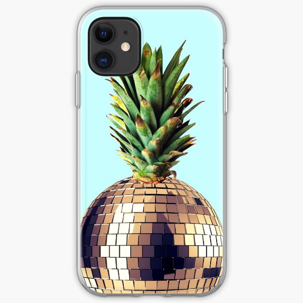 Ananas Party (pineapple) blue version iPhone Soft Case