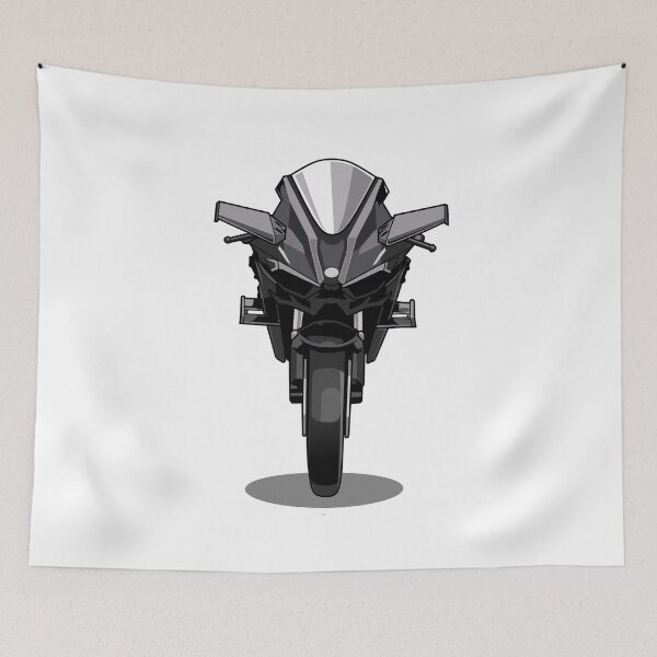 Item preview, Kawasaki H2R | White background designed and sold by MotorcycleLove.