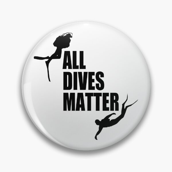Item preview, All Dives Matter | Scuba Diving Quote designed and sold by TMBTM.