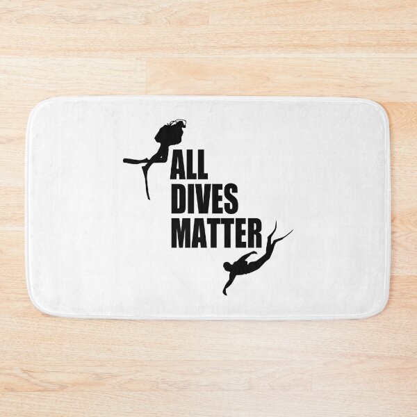 Item preview, All Dives Matter | Scuba Diving Quote designed and sold by TMBTM.