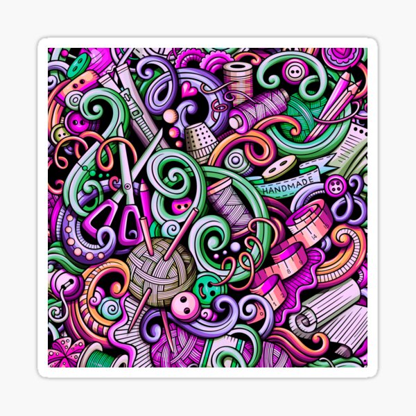 Item preview, Sewing And Crafter Supplies Whimsical Graphic Art Designs designed and sold by DEC02.