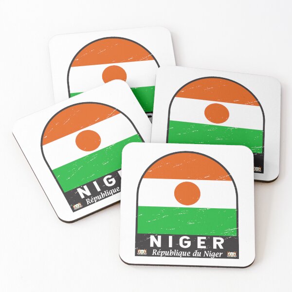 Item preview, Niger Flag Emblem Distressed Vintage designed and sold by KrisSidDesigns.
