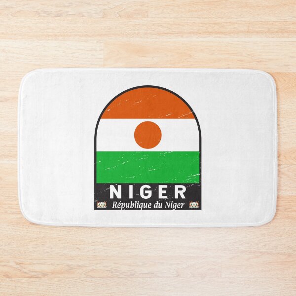 Item preview, Niger Flag Emblem Distressed Vintage designed and sold by KrisSidDesigns.