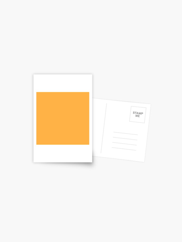 Blank Postcards (4up) | Orange | 4.25