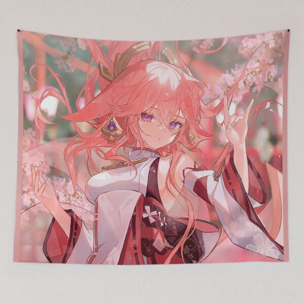 Item preview, Aragami Yae Miko Genshin Impact designed and sold by genshinwaifus.
