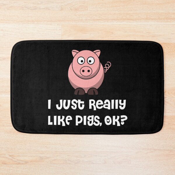 Item preview, I Just Really Like Pigs OK? Pig Sheep Lovers Farmer Gift designed and sold by JukeLox.