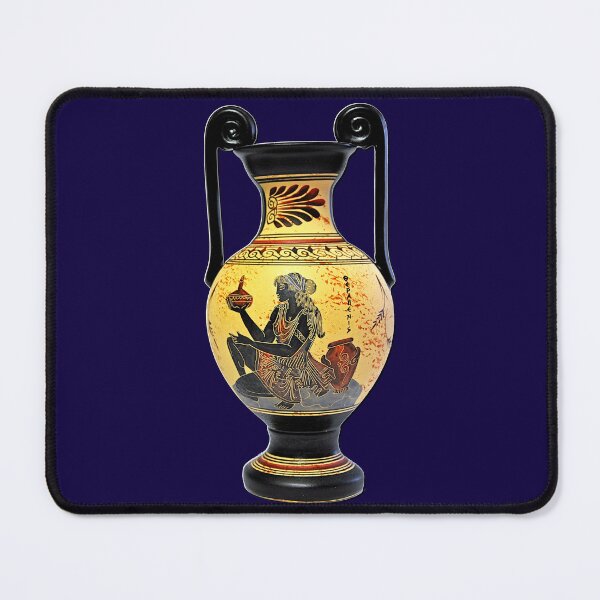 Item preview, Greek amphora with a beautiful woman designed and sold by Zanimations.