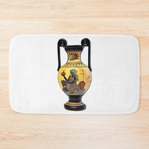 Item preview, Greek amphora with a beautiful woman designed and sold by Zanimations.