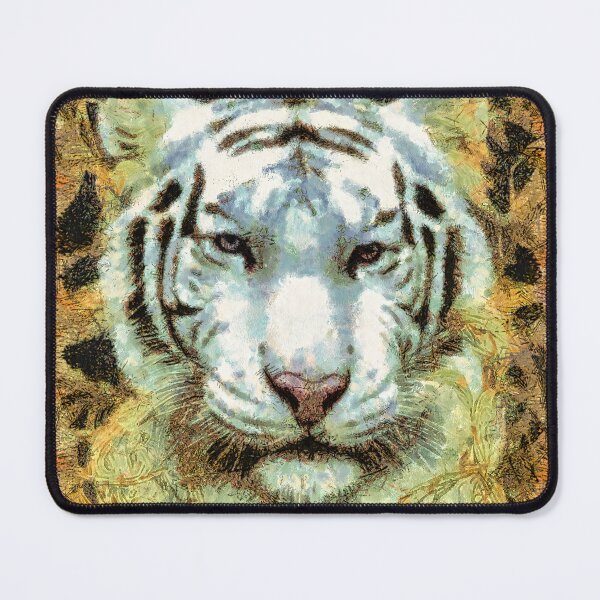 Item preview, The tiger head in white 2023 Photo Painting designed and sold by umfhn.