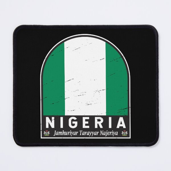 Item preview, Nigeria Flag Emblem Distressed Vintage designed and sold by KrisSidDesigns.