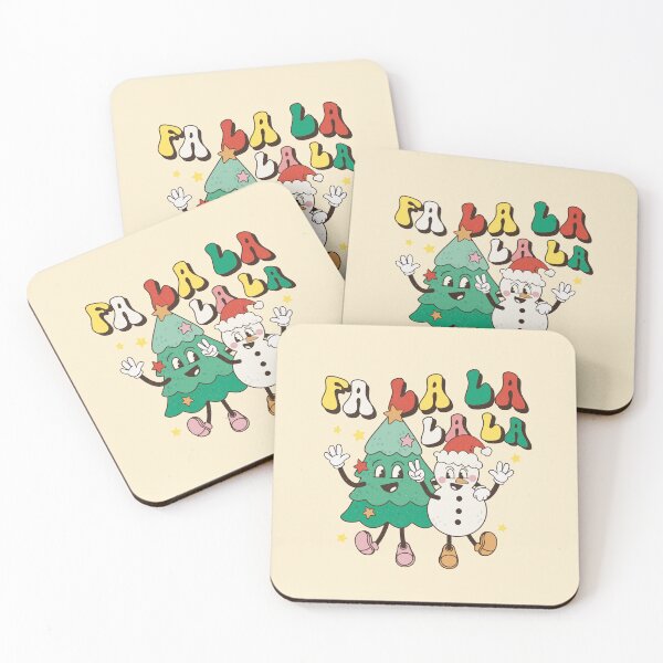 Item preview, Fa lala lala retro Christmas vintage designs designed and sold by DesignsbyMona.