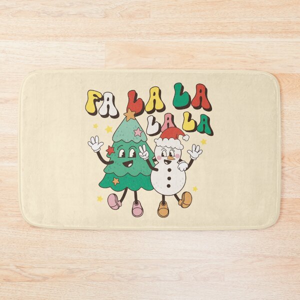 Item preview, Fa lala lala retro Christmas vintage designs designed and sold by DesignsbyMona.