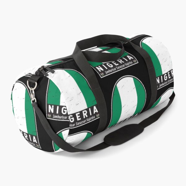 Item preview, Nigeria Flag Emblem Distressed Vintage designed and sold by KrisSidDesigns.