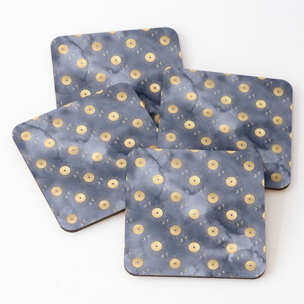 Item preview, luxury navy geometric background 113 designed and sold by TrendyGlitter.