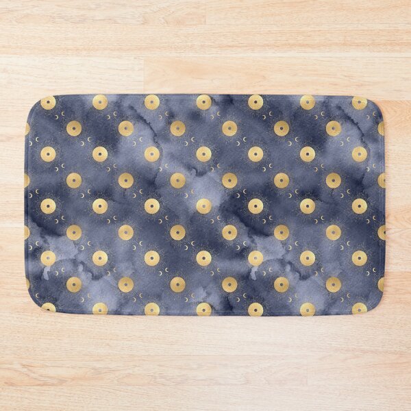 Item preview, luxury navy geometric background 113 designed and sold by TrendyGlitter.