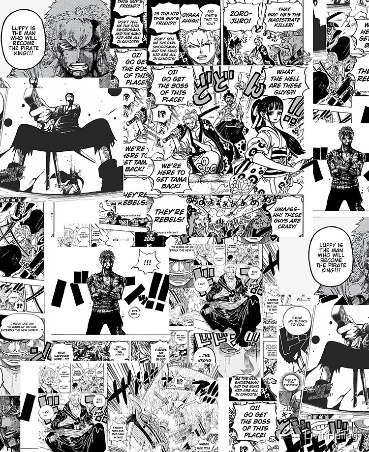 One Piece Manga Collage - Anime Collage Store - Drawings