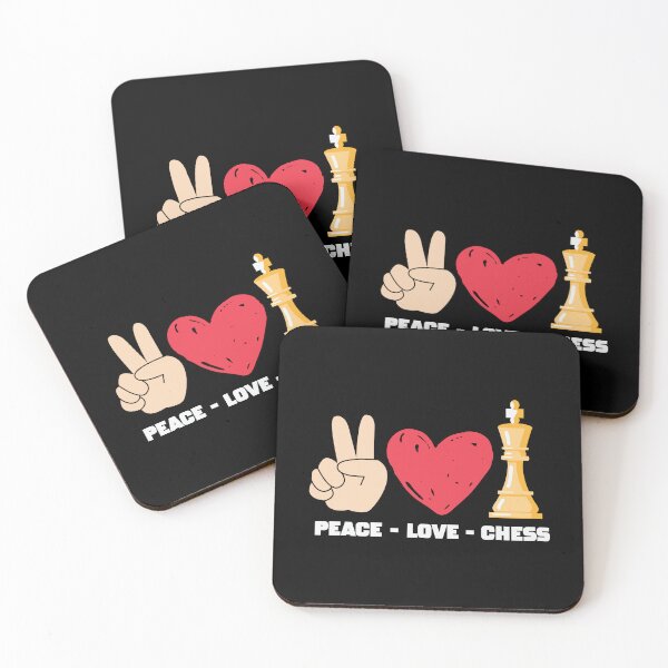 Item preview, Peace Love Chess designed and sold by BelloniArtShop.