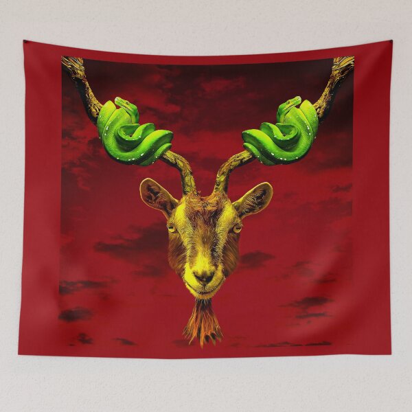 Item preview, Goat snakes | Abstract wild life designed and sold by LenaKiagia.