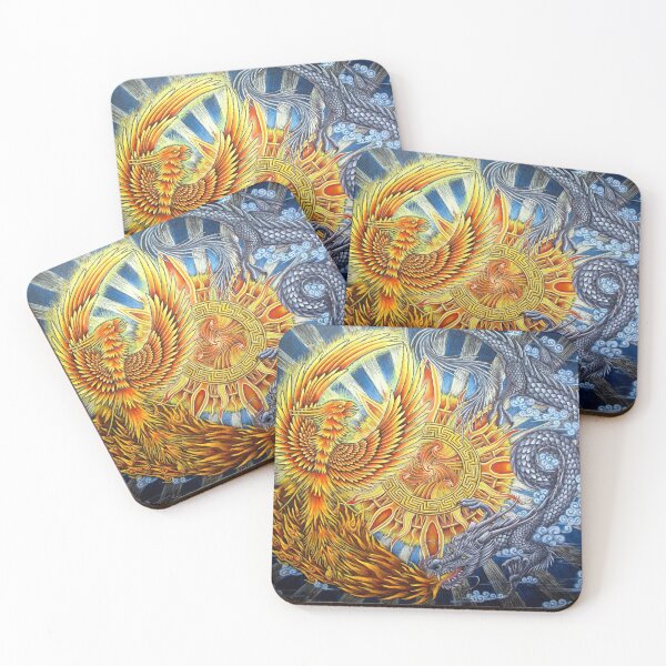 Item preview, Chinese Phoenix and Dragon Mandala designed and sold by Rebecca Wang.