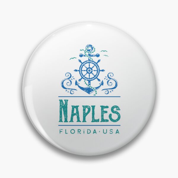 Item preview, Naples Florida Vintage Nautical Design designed and sold by Futurebeachbum.