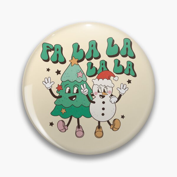 Fa lala lala retro Christmas vintage designs
