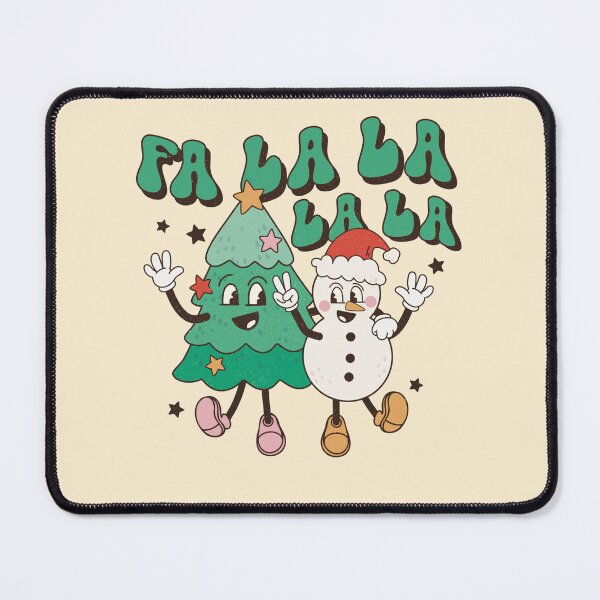 Item preview, Fa lala lala retro Christmas vintage designs designed and sold by DesignsbyMona.