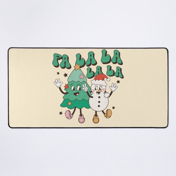 Item preview, Fa lala lala retro Christmas vintage designs designed and sold by DesignsbyMona.