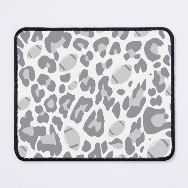 Item preview, Leopard Print with Footballs - Gray Football Leopard Print Pattern designed and sold by gjsart.
