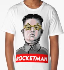 Rocket man Kim Jong-Un Donald Trump RocketMan T Shirt Long T-Shirt
