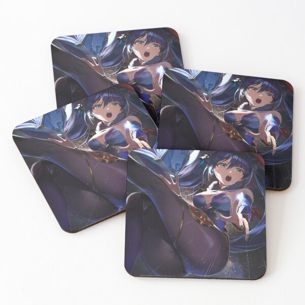 Item preview, Black Tights Mona Genshin Impact designed and sold by genshinwaifus.