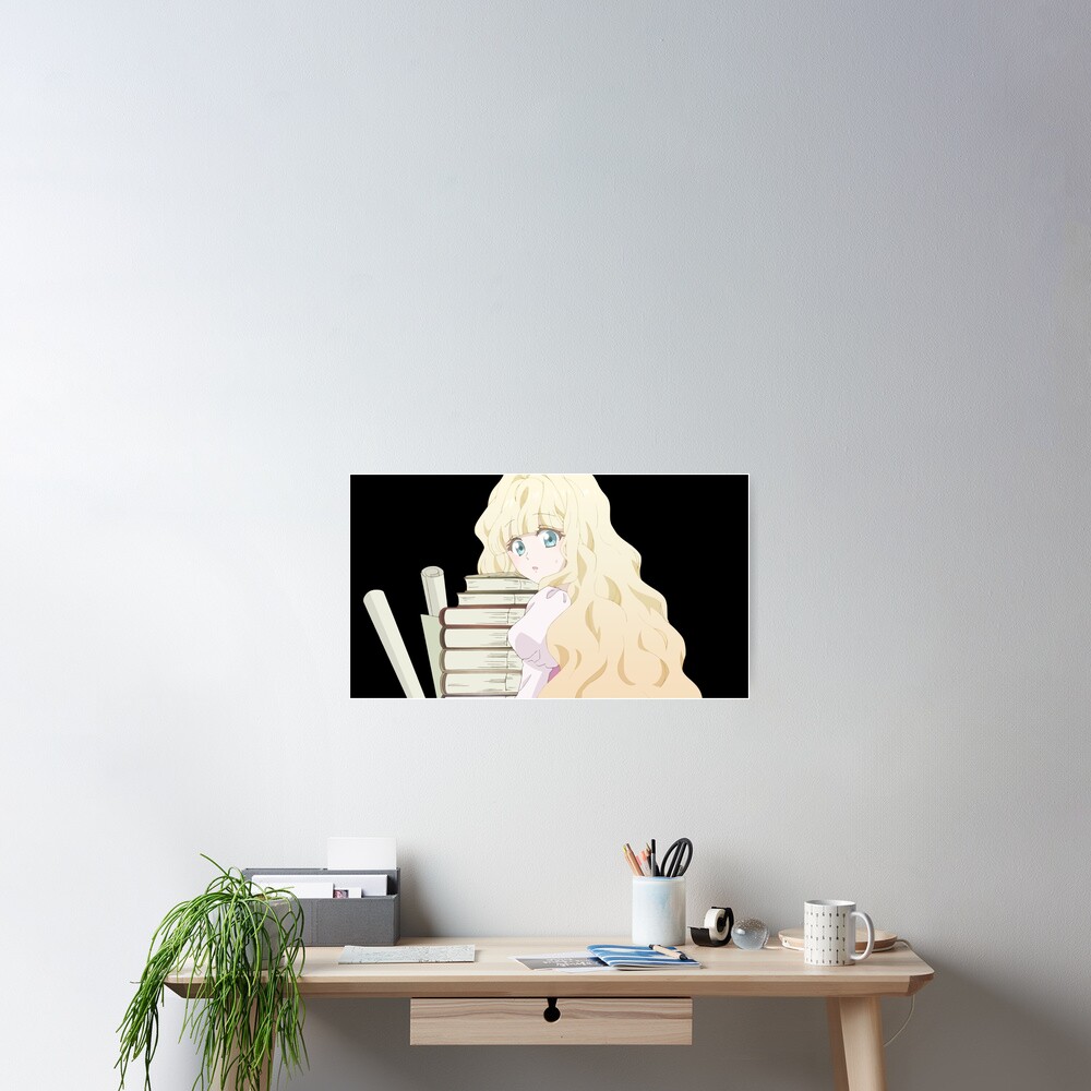  Anime Bibliophile Princess Canvas Poster Wall Art