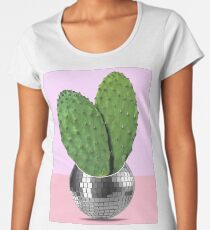 Cactus disco party Women's Premium T-Shirt