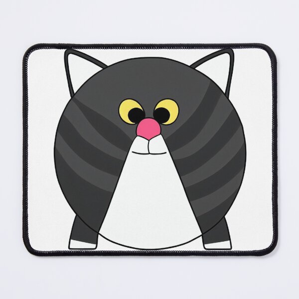 Item preview, A cartoonish round grey cat with stripes VIII designed and sold by BrachiaST.