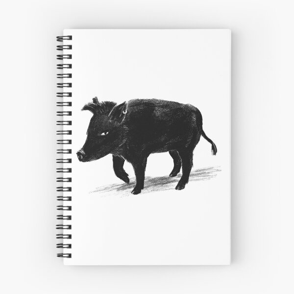 Item preview, Boar walking (alone) designed and sold by Hellogrise.