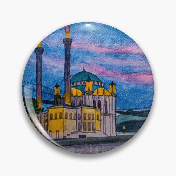 Item preview, Ortakoy Mosque at night, Istanbul designed and sold by ArinasFineArt.