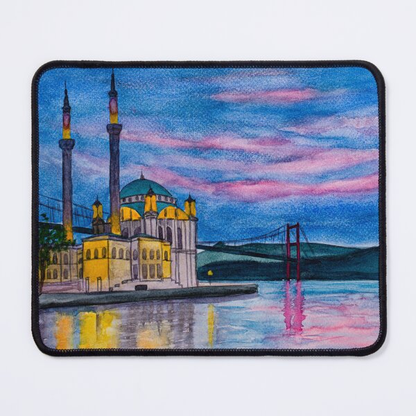 Item preview, Ortakoy Mosque at night, Istanbul designed and sold by ArinasFineArt.