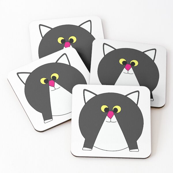 Item preview, A cartoonish round grey cat I designed and sold by BrachiaST.