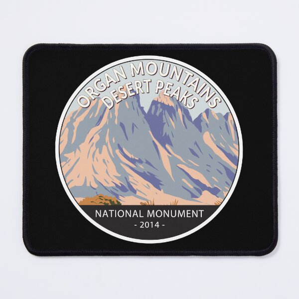 Item preview, Organ Mountains Desert Peaks National Monument New Mexico Circle designed and sold by KrisSidDesigns.