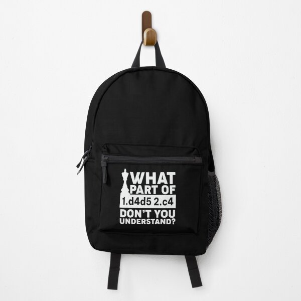 Item preview, What Part of 1.d4d5 2.c4 Don't You Understand? designed and sold by BelloniArtShop.