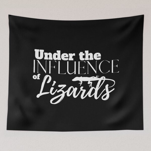 Item preview, Under the Influence of Lizards designed and sold by It's On Backwards.