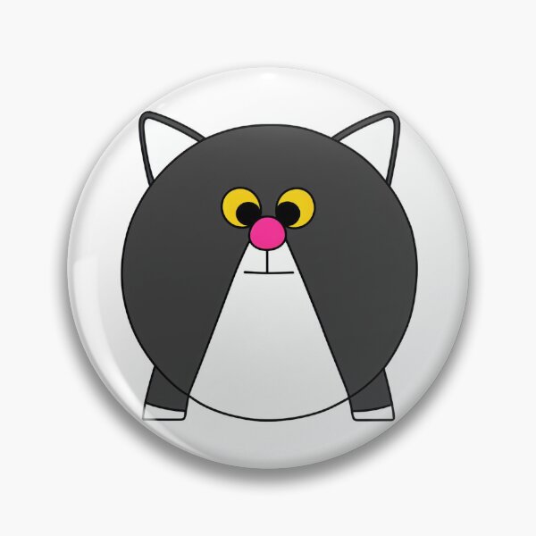 Item preview, A cartoonish round grey cat II designed and sold by BrachiaST.