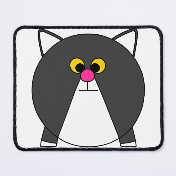 Item preview, A cartoonish round grey cat II designed and sold by BrachiaST.