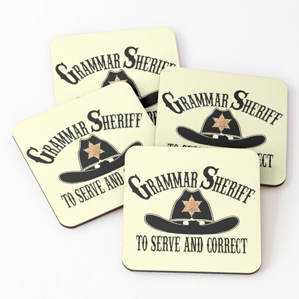 Item preview, Funny Grammar Sheriff To Serve And Correct - Funny Sayings designed and sold by handsoftime2020.
